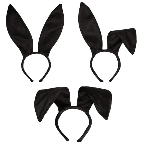 Bunny Costume Set - Rabbit Ears Headband, Bow Tie, Cuff and Tail Accessories Kit