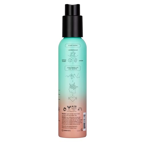 Pacifica Beach Day Hair Mist Perfume & Full Body Spray for Women - Body Mist Fragrance w/Bergamot, Orange Flower, Sandalwood, Amber, Musk & Suede Leather – Clean Beauty Alcohol-Free, Vegan 5 oz