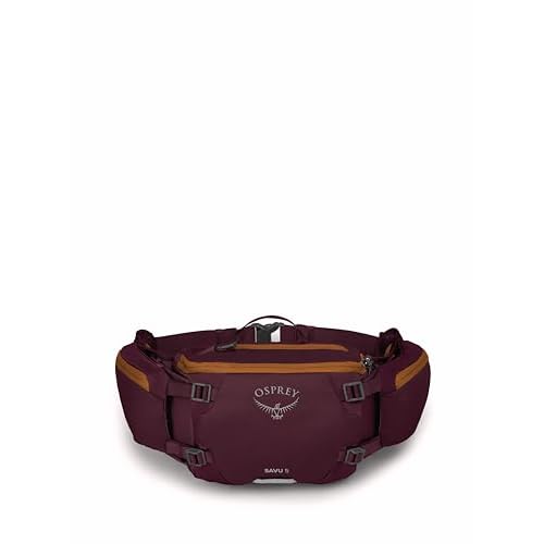Osprey Savu 5L Biking Waist Pack for Men and Women, Aprium Purple