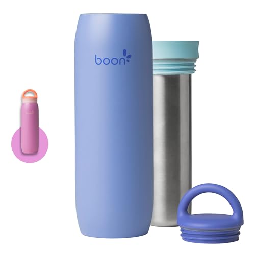 Boon Frosh Portable Breast Milk Chiller - Stainless Steel Breast Milk Cooler - Stainless Steel Portable Milk Storage Conta...