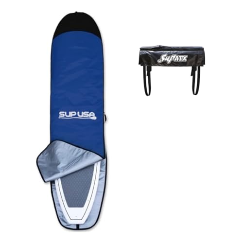 Premium SUP USA Paddleboard Bag | 10' 6" Blue | Protects Paddleboards, Surfboards and more
