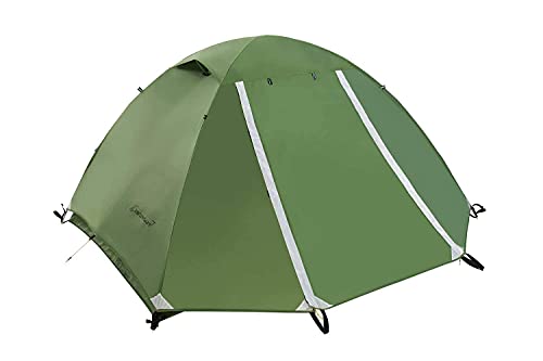 Clostnature Lightweight 2-Person Backpacking Tent - 3 Season Ultralight Waterproof Camping Tent, Large Size Easy Setup Ten...