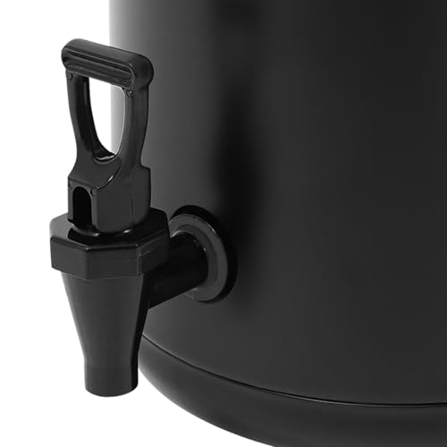 Stainless Steel Beverage Dispenser, Hot Cold Drink Container with Spigot Commercial Coffee Dispenser Insulated Beverage Co...