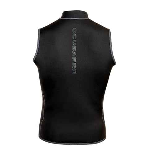 SCUBAPRO Sport Hoodless Scuba Diving Vest, 2.0 MM, Limestone-Based Pure Neoprene, Unisex, M