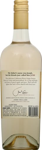 Josh Cellars Pinot Grigio, California White Wine, 750 ml Bottle