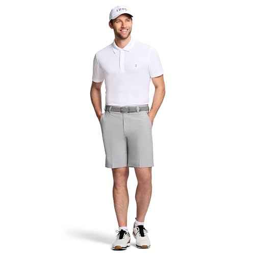 IZOD Mens Golf 9.5" Swingflex Stretch Straight Fit Short