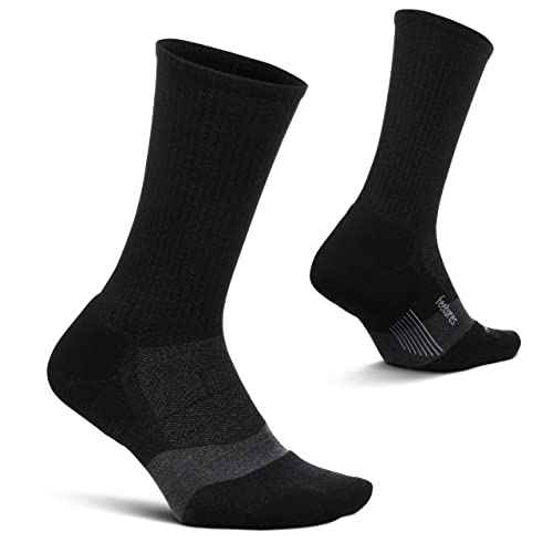 Feetures Merino 10 Max Cushion Crew Sock - Wool Socks for Women & Men