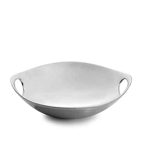 nambe Handled Bowl | Made of Metal Alloy | 10 Inch Serving Bowl for Snacks, Nuts, and Fruit | Use for Countertop Display and Home Bar D?cor | Designed by Neil Cohen