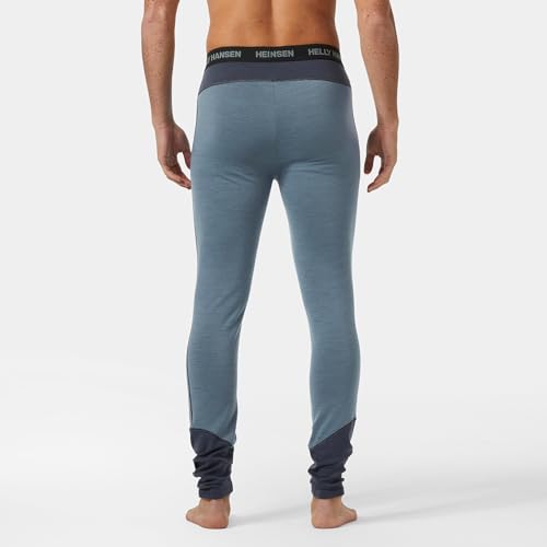 Helly-Hansen LIFA Merino Midweight Pant for Men, Track Pants with Non-Itch Fabric, 2-Layer Design, Flat Lock Seams, ZQ Wool