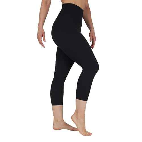 Yogalicious High Waist Buttery Soft Lightweight Capri Leggings High Rise Workout Yoga Pants for Women