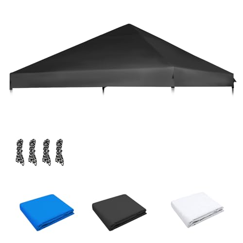 10x10 Canopy Replacement top, Waterproof Canopy Replacement Cover for Straight Leg Frame, Replacement Canopy top for Outdo...