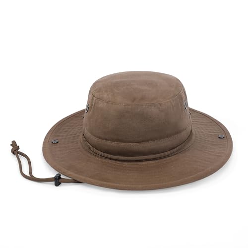 KANUT SPORTS Boonie Sun Hat with Wide Brim for Women & Men, Waterproof for Fishing, Hiking