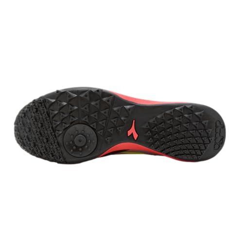 Diadora Brasil Elite Turf Soccer Shoe - Water-Resistant Suprellsoft, Non-Slip PU Heel Lining, Flex Points on Insole, Fine Craftsmanship