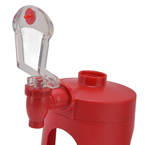 Water Dispenser Inverted Drinker Faucet Hand Pressure Water Dispenser Soda Dispense Mini Automatic Red Upside Down Drink F...