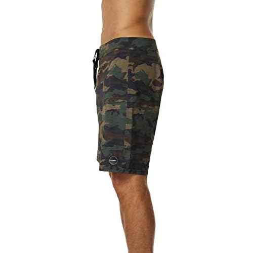 O'NEILL Men's 19 Inch Camo Boardshorts - Water Resistant Swim Trunks for Men with Quick Dry Stretch Fabric and Pockets