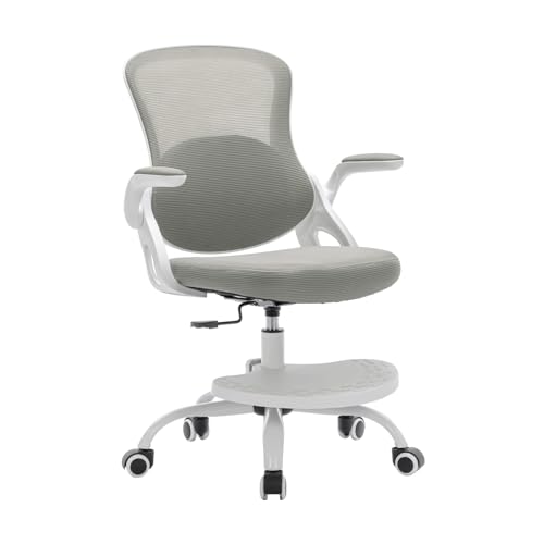 Kids Desk Chair,Ergonomic Study Chair with Adjustable Height,Swivel Mesh Desk Chair with Wheels,Home Office Chair for Chil...