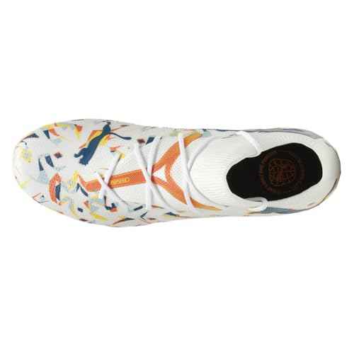 PUMA Mens Future 7 Match Creativity Firm GroundAg Soccer Cleats - White