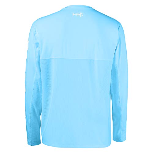 BASSDASH Fishing T Shirts for Men UV Sun Protection UPF 50+ Long Sleeve Tee T-Shirt
