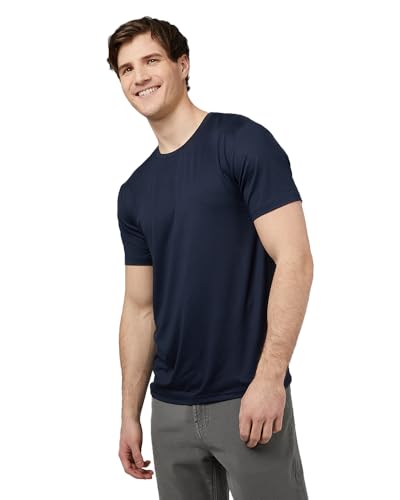 32 Degrees Men's Cool Classic Crew T-Shirt | Anti-Odor | 4-Way Stretch | Moisture Wicking