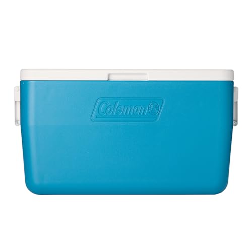 Coleman Chiller 48qt Insulated Portable Cooler with Ice Retention & Heavy-Duty Handles, Made in USA, Great for Camping, Ta...