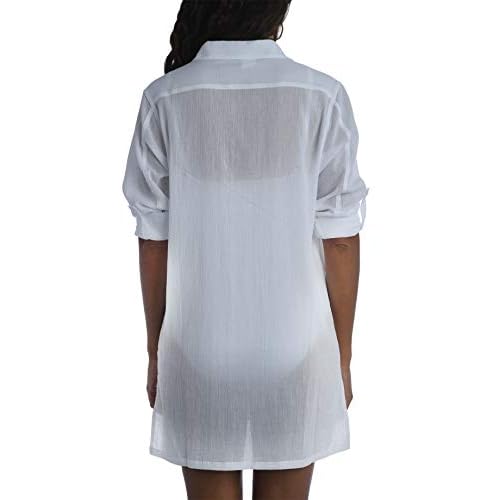 Camp Shirt Swimsuit Cover Up