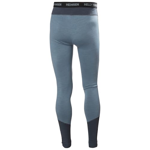 Helly-Hansen LIFA Merino Midweight Pant for Men, Track Pants with Non-Itch Fabric, 2-Layer Design, Flat Lock Seams, ZQ Wool