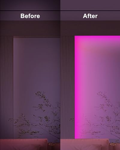 Tatazone 32.8ft Bluetooth RGB COB Led Strip Lights with Remote, Dimmable Smart App Led COB Light Strip, Color Changing Mus...