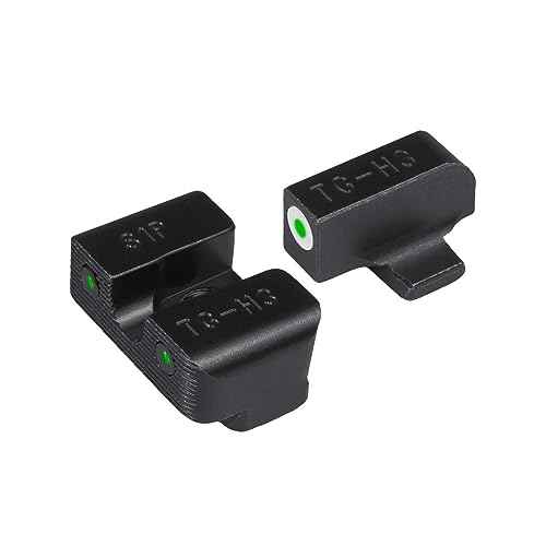 TRUGLO Tritium Pro Night Sights, Compatible with Sig Sauer Handguns | Compact Durable Glow-in-The-Dark Front & Rear Gun Sights with White Focus Lock Front Ring