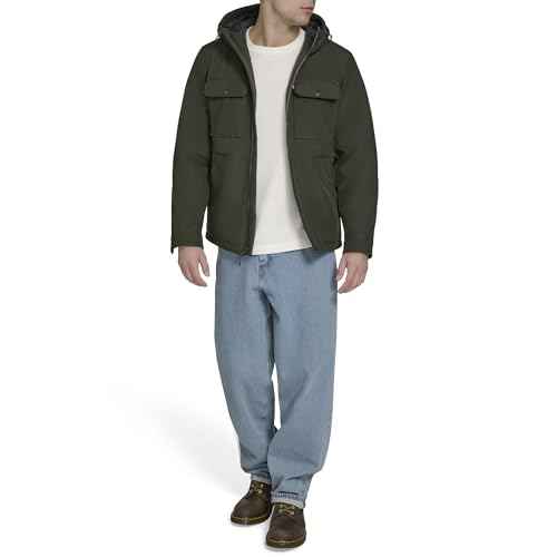 Levi's mens Ripstop Softshell Jacket With Hood