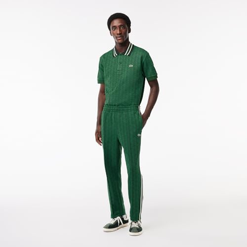 Lacoste Men's Vintage Fit Printed Monogram Track Pant