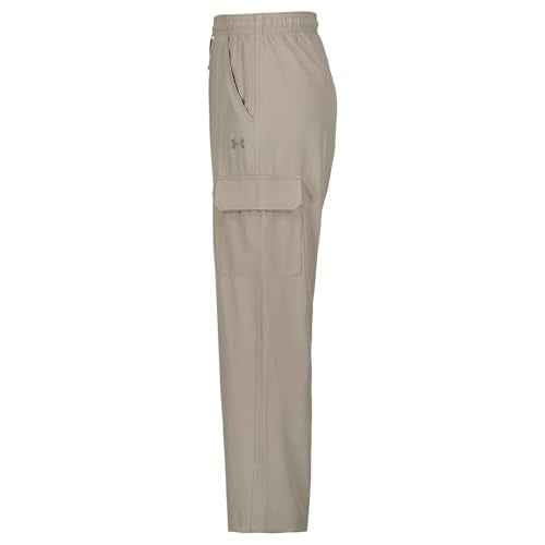 Under Armour Boys Outdoor Woven Tech Pants, 4-Way Stretch Fabric & Drawstring Closure