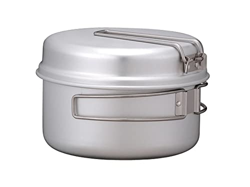Snow Peak Multi Compact Cook Set, Japanese Titanium, Ultralight and Compact for Camping and Backpacking, Made in Japan, Li...
