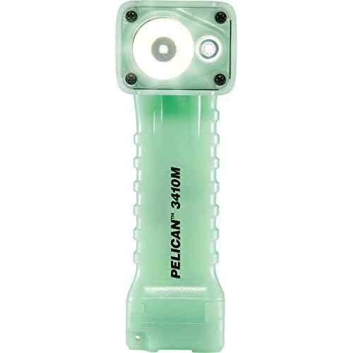 Pelican 3410 Right Angle LED Flashlight with Magnetic Clip (Photo Luminescent Body)