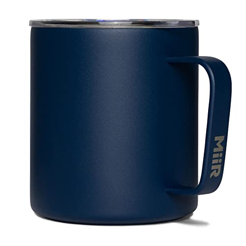 MiiR Camp Cup, 12oz - Double Wall Vacuum Insulated, Stainless Steel with Splash-Proof Slide Lid