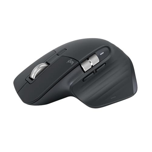 Logitech MX Master 3S Bluetooth Edition Wireless Mouse, No USB Receiver - Ultra-Fast Scrolling, Ergo, 8K DPI, Track on Gla...