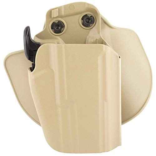 Safariland 578 7TS Gls Pro-Fit, Wide Frame, Standard Slide Paddle & Belt Loop Combo Holster, Right Hand, Flat Dark Earth, Wide Frame ~3.9" Barrel (i.e. SIG P320C)
