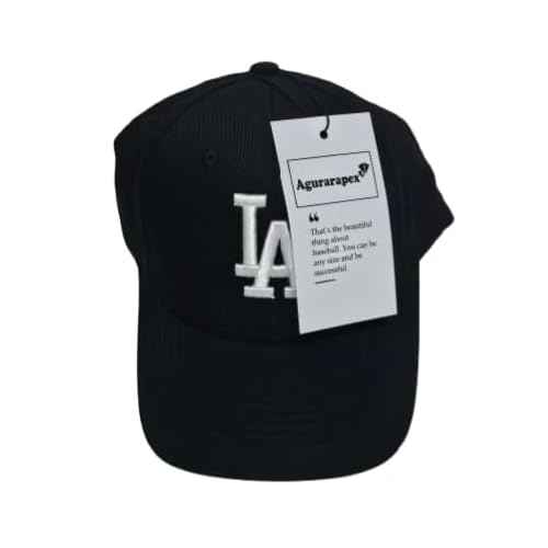 LIA Premium Classic Los|Angeles Dodger|s Hat Cap Clean Up Adjustable | Crafted from Cotton Fabric | Suitable for Men and Women|| Buckle Adjustable Black