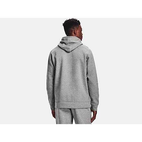 Under Armour Mens Hustle Fleece Hoodie - Ultra-Soft Cotton Blend SMT