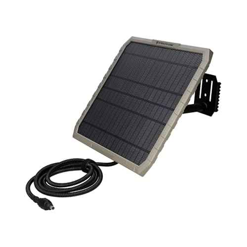 Stealth Cam FieldMax External EX 3000 mAh Solar Battery Pack with 10-Inch Solar Panel for Revolver, Flashback, Deceptor Max, and Fusion Max Cellular Trail Cameras