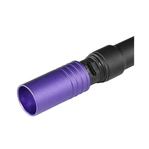 Streamlight 66148 Stylus Pro USB 400nm UV Rechargeable Penlight with 120V AC Adapter, USB Cord and Nylon Holster, Black