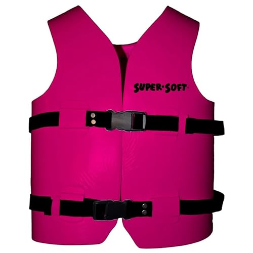 TRC Recreation Super Soft Child Size Medium Life Jacket USCG Approved Vinyl Coated Foam Swim Vest for Kids Swimming Pool a...