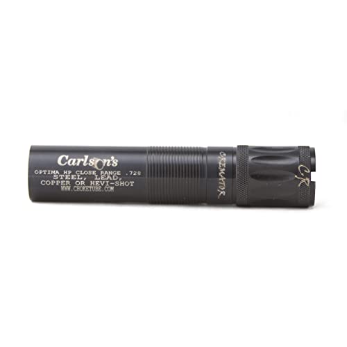 Carlson's Choke Tubes 12 Gauge for Beretta Optima HP [ Close Range | 0.728 Diameter ] Blued Steel | Cremator Non-Ported Waterfowl Choke Tube | Made in USA
