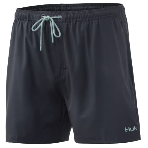 HUK Womens Volley 5.5" Short | Elastic Waist Quick-Dry Swim Shorts