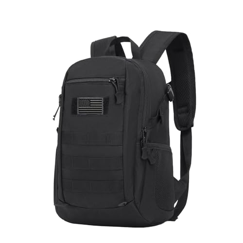 ArcEnCiel 10L/20L Mini X-Small Tactical Backpack MOLLE Daypack Gear Pack Camping Bag with Patch
