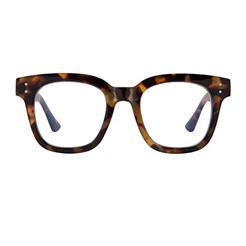 Madison Avenue Women Blue Light Glasses,Oversize Blue Light Blocker for Women, Anti Eyestrain & UV Protection Computer Eye...