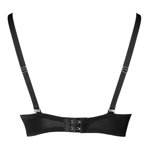 Kimring Women's Steampunk B Cup Spike Studs Rivet Party Club Rave Sport Bra Tops