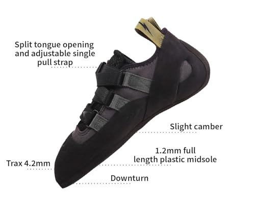 EVOLV Kronos Rock Climbing Shoe for Intermediate Indoor & Outdoor Climbing