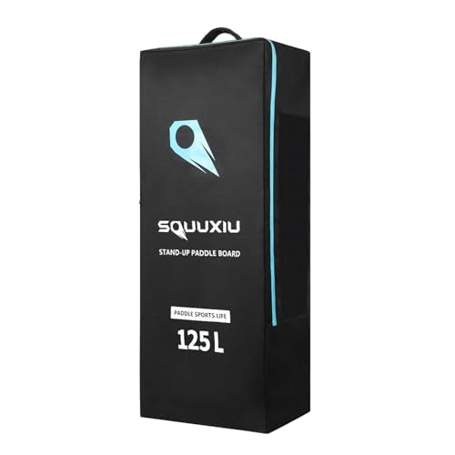 SOUUXIU 105L/125L Inflatable Paddleboard Bag Durable SUP Board Backpack Bag Large Capacity Stand Up Board Travel Bag Porta...