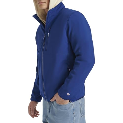 Champion mens Lightweight Active Soft Shell Jacket With Stand Collar