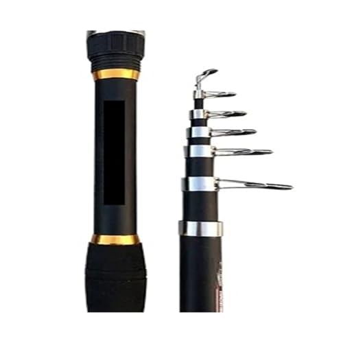 Fishing Rod 2.1M -3.6M Carp Fishing Rod Feeder Hard FRP Carbon Fiber Pattern Telescopic Fishing Rod Fishing Pole Carbon Fi...